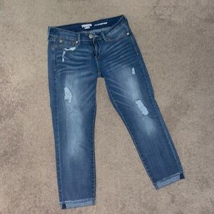 -Levi’s, medium light wash, size 3